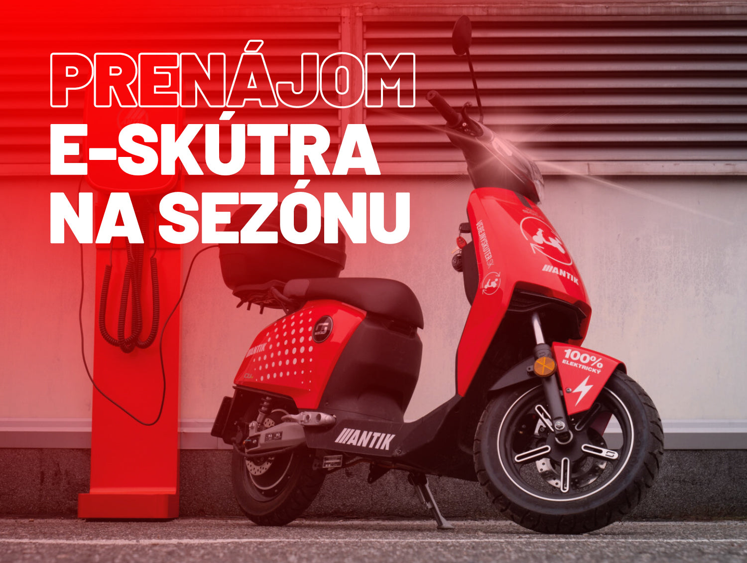 🏍️Prenájom skútrov na celú ANTIK SmartWay sezónu