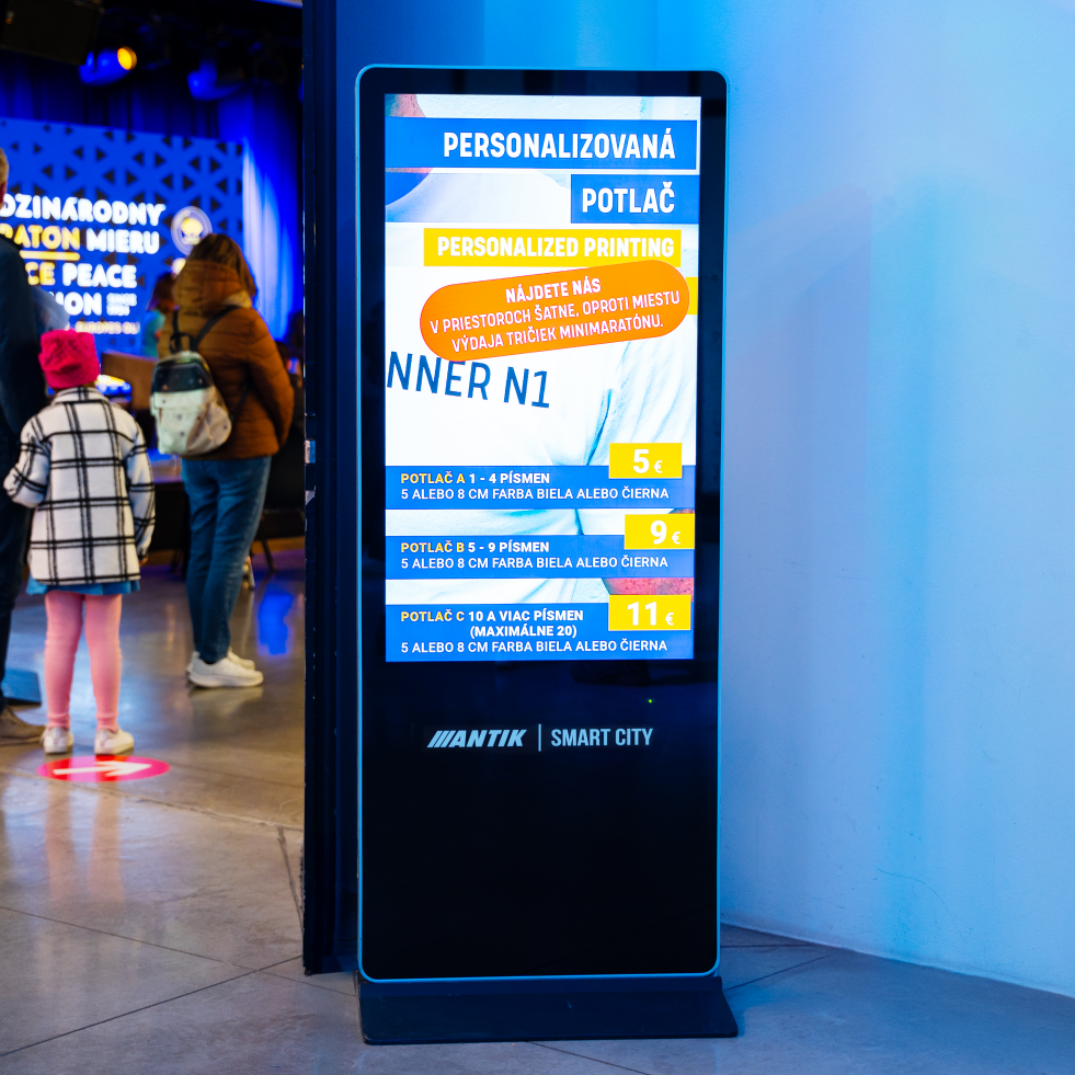 ANTIK interiérový 55" displej