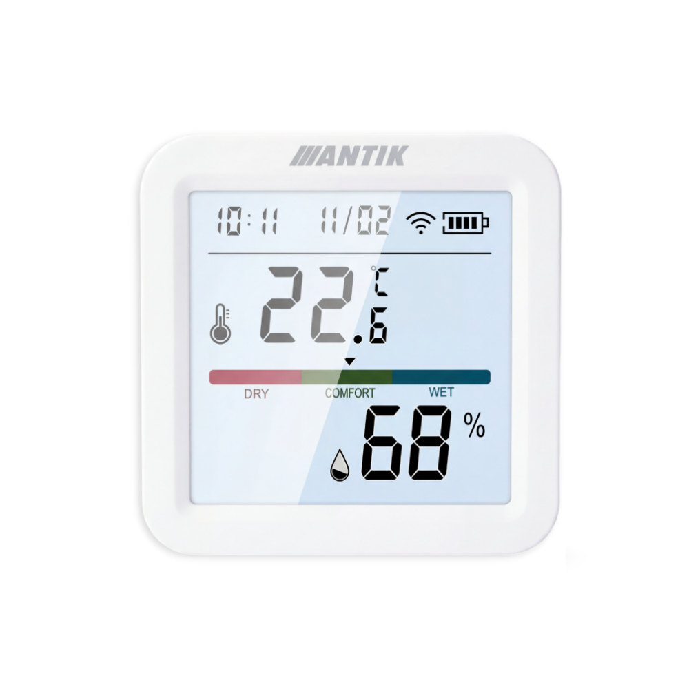 ANTIK Smart Zigbee snímač teploty a vlhkosti so svetlom