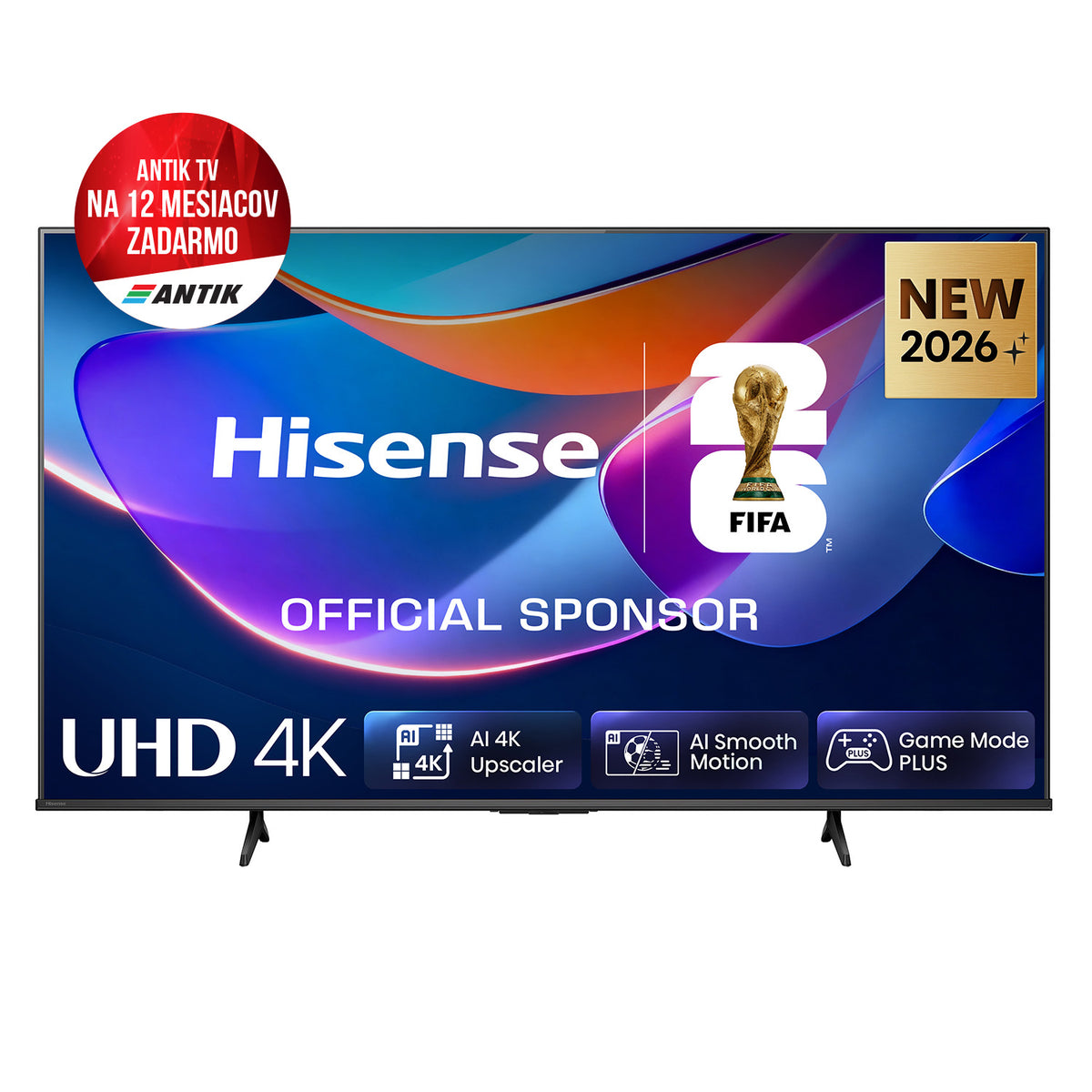 50" HISENSE 50A6S + Darček Antik TV na 12 mesiacov zadarmo!