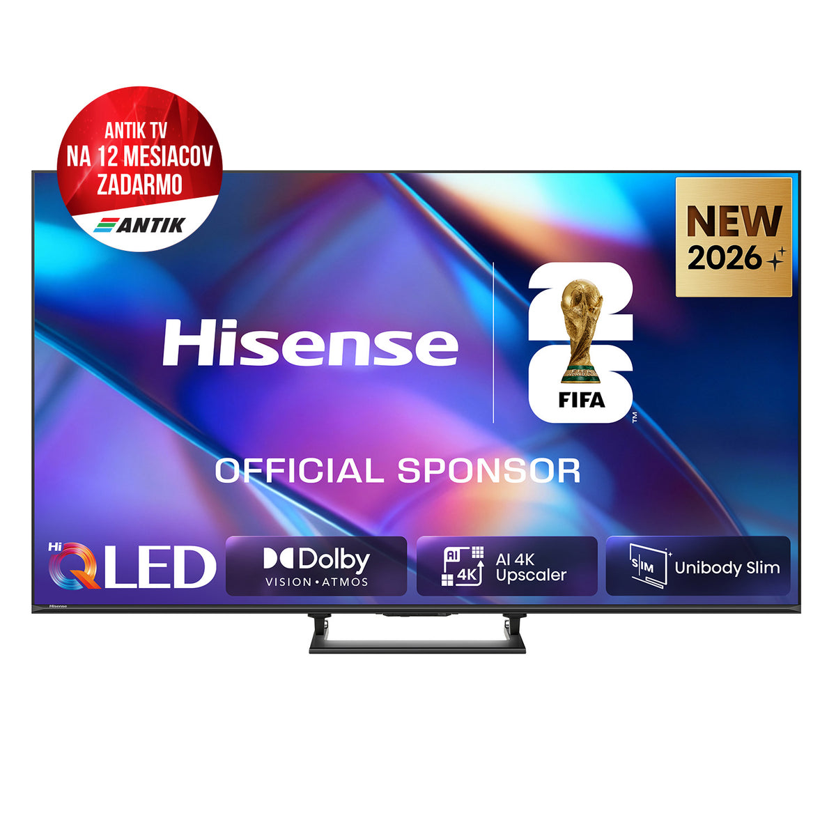 65" HISENSE 65A7S + Darček Antik TV na 12 mesiacov zadarmo!