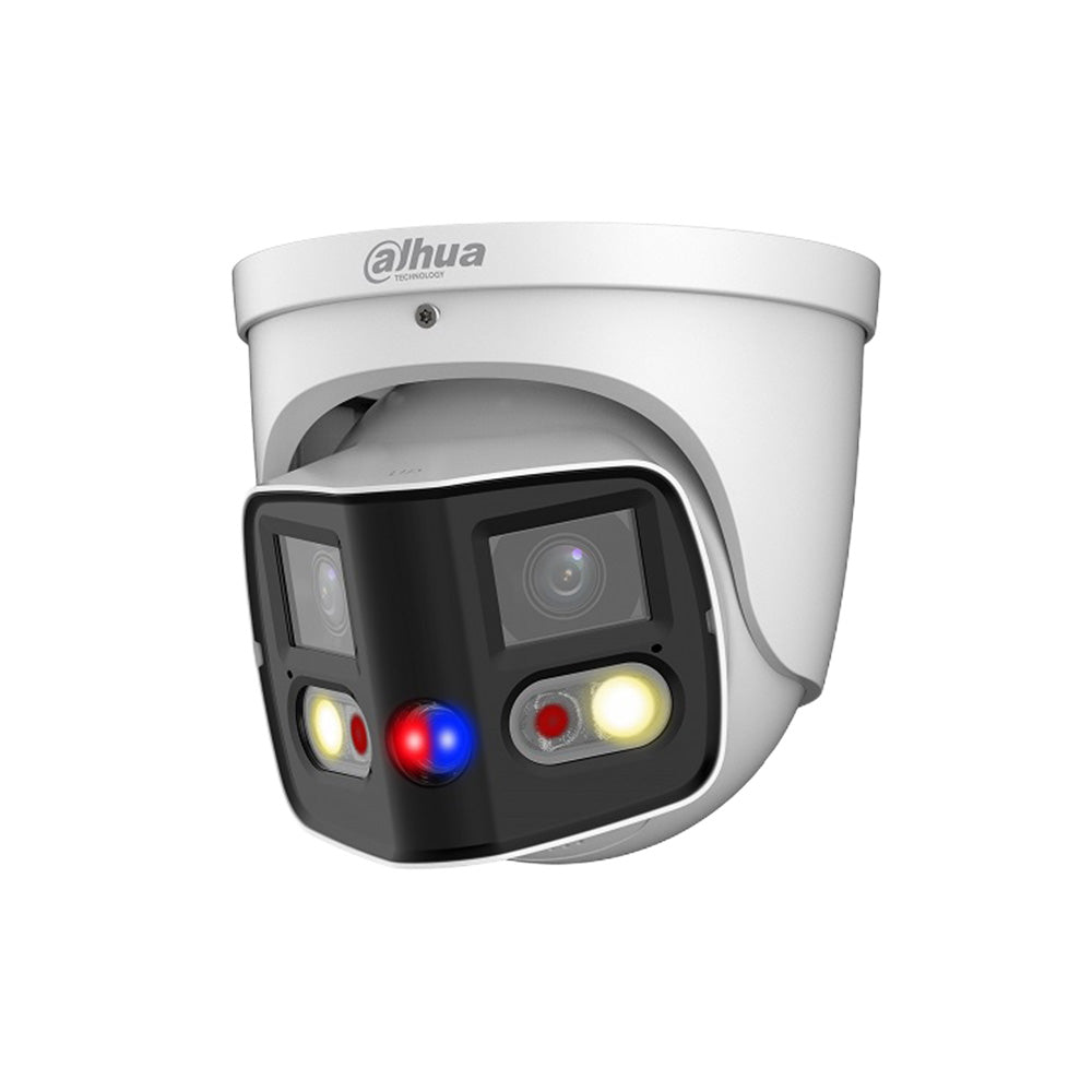 Dahua 2×4 Mpx TiOC Duo WizSense IP dome kamera s pevným objektívom