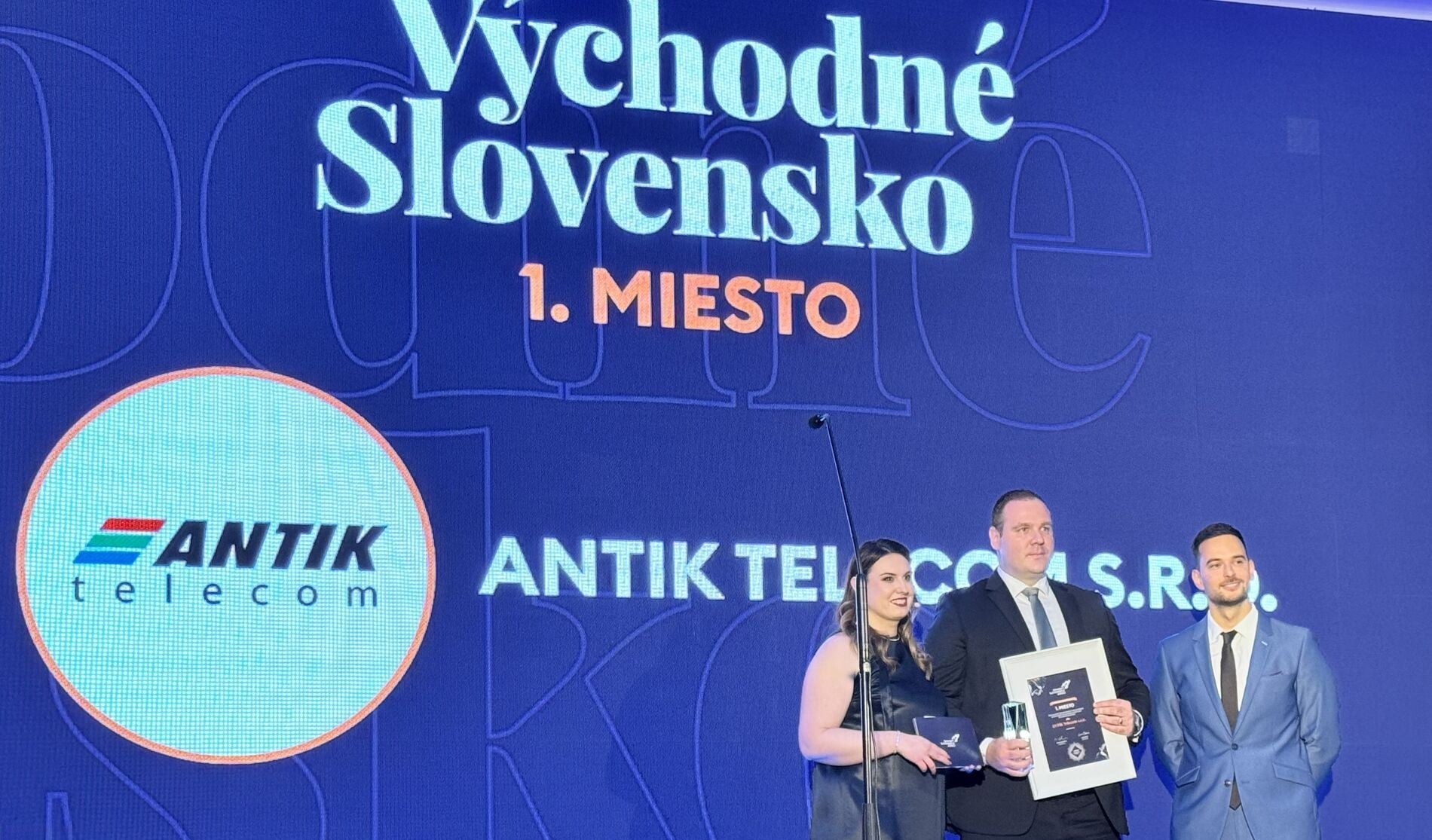 💎 Sme Diamantom slovenského biznisu! ANTIK získal 1. miesto na východe Slovenska