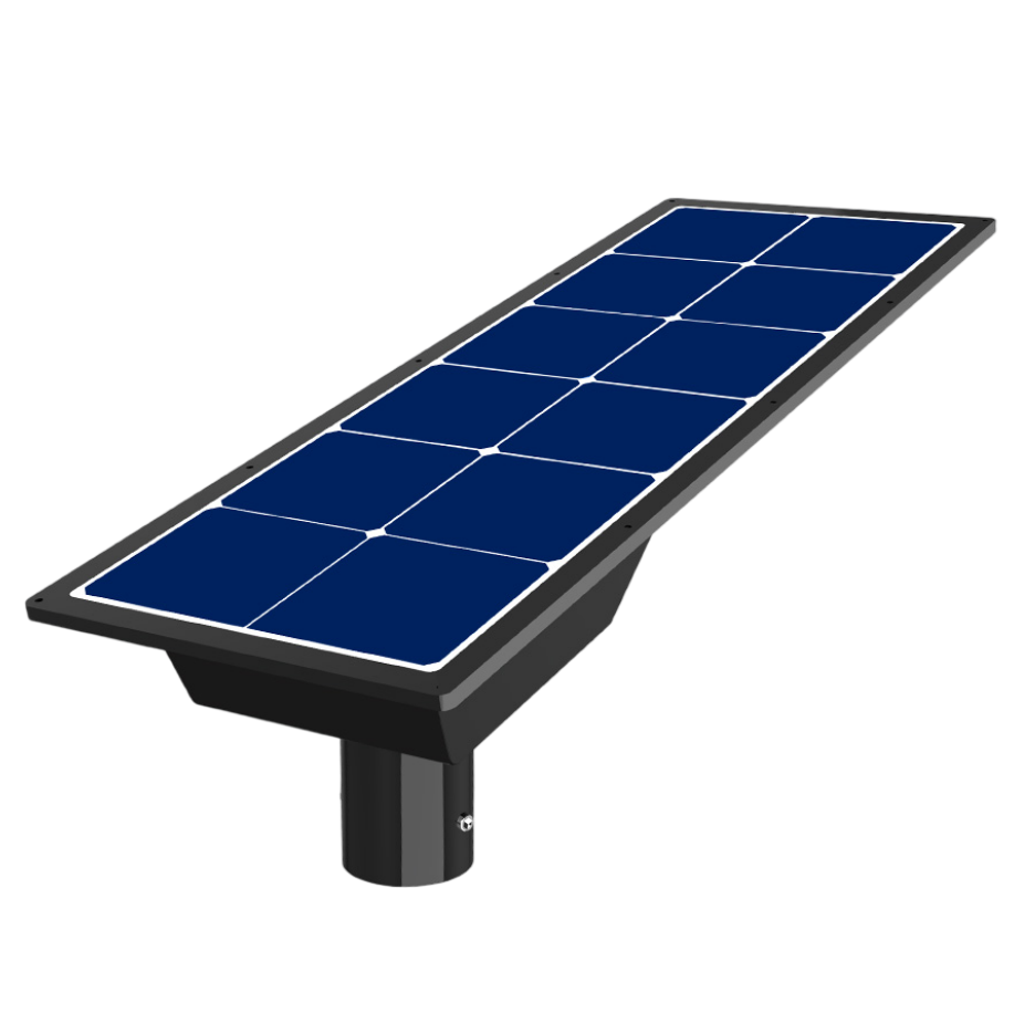ANTIK All-in-One Solárne pouličné svetlo Kryt 7016, CCT 3000k