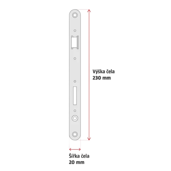 ANTIK Zadlabávací zámok 4092