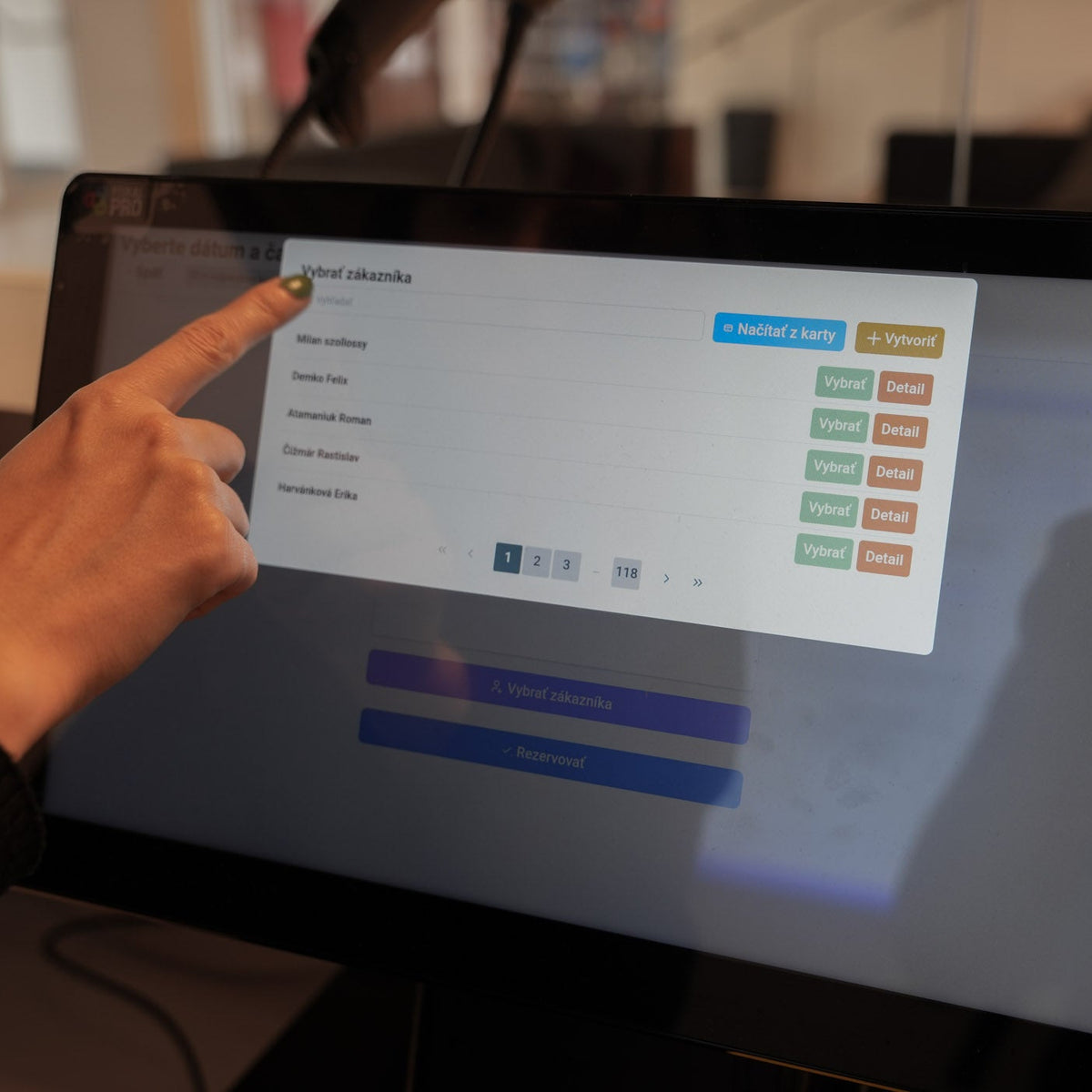 Obslužný systém predaja