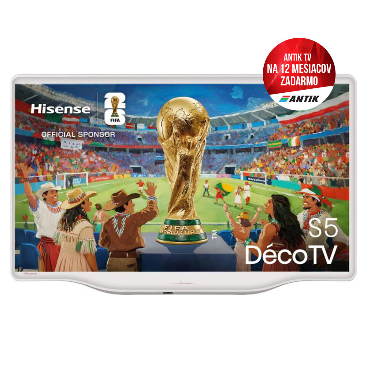 32" HISENSE 32S5Q + Darček Antik TV na 12 mesiacov zadarmo!