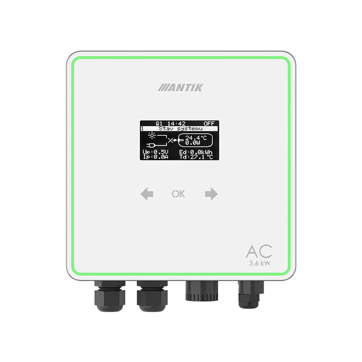 ANTIK Smart inverter for heating water from surpluses